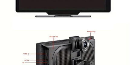 Kamerë Sigurie Makine Smart Dash Cam Full HD 1080P/4K me Loop Recording, G-Sensor, monitorim parkimi 24/7, WiFi, Bluetooth dhe MicroSD.     smart car driving recording spe…