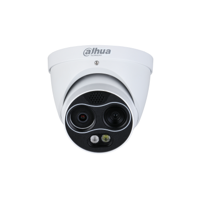 Kamerë Sigurie Termike IP Dahua DHI-TPC-DF1241 S8, 4MP, sensor termik 256×192, AI, alarm, IR 30m, PoE, IP67.