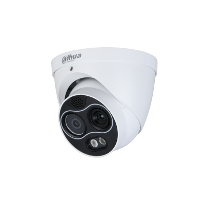 Kamerë Sigurie Termike IP Dahua DHI-TPC-DF1241 S8, 4MP, sensor termik 256×192, AI, alarm, IR 30m, PoE, IP67.