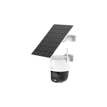 Kamerë Sigurie WiFi 5MP Solar Dahua APOLLO BP5E me AOV 24/7, WiFi 6 Dual Band, panel solar, bateri, detektim personi dhe automjeti, IP66.
