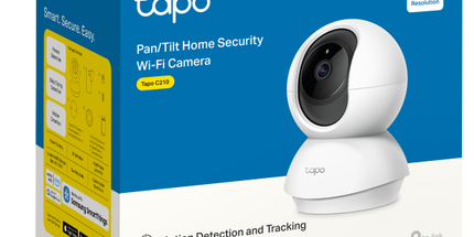 Kamerë WiFi TP-Link Tapo C210 3MP 2K me rrotullim 360°, shikim natën, Motion Detection, audio me dy drejtime, mbështetje për kartë microSD deri në 512GB, kontroll nga aplikacioni Tapo, kompatibile me Google Assistant dhe Amazon Alexa, ideale për monitorimin e shtëpisë dhe biznesit në Shqipëri. 