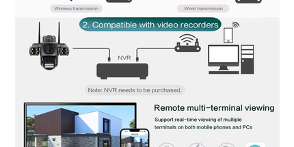 Kamerë sigurie WiFi ICSEE 3MP PTZ 360° me Auto Tracking, vision nate, audio me dy drejtime, IP65 rezistente ndaj ujit, kontroll nga telefoni me aplikacion iCSee, mbështetje MicroSD deri në 128GB, ideale për shtëpi, biznese dhe ambiente të jashtme në Shqipëri.
