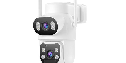 Kamerë sigurie XO CR19 4G Dual Lens 4MP me panel diellor, regjistrim 24/7 Always On Video (AOV), AI Human Detection, sensor PIR, vision nate me ngjyra, audio me dy drejtime, bateri 6880mAh, funksionon pa WiFi me rrjet 4G LTE, ideale për ferma, magazina, vila dhe ambiente të jashtme në Shqipëri. 