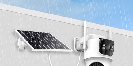 Kamerë sigurie solare WiFi TQ9 8MP Dual Lens me Auto Tracking, AI Human Detection, vision nate deri në 30 metra, audio me dy drejtime, bateri 18000mAh, regjistrim 24/7 dhe panel diellor, ideale për shtëpi, biznese, ferma dhe ambiente të jashtme në Shqipëri. 