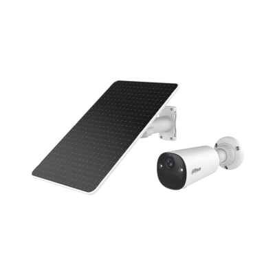 Kamera 4G Dahua DH-KIT/BF4CP-4G-XL/M0508 4MP me panel diellor 8W, bateri 32.4Wh, AOV 24/7, AI Human Vehicle Detection, Smart Dual Light, DMSS, Micro SD 512GB dhe IP66 në Shqipëri