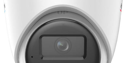 Kamera Hikvision DS-2CD1327G2H-LIUF 2MP ColorVu Smart Hybrid Light IP Turret me rezolucion Full HD 1920×1080, teknologji ColorVu F1.0, Human & Vehicle Detection, Smart Hybrid Light, IR Night Vision deri në 30 metra, White Light deri në 30 metra, mikrofon të integruar, microSD deri në 512GB, H.265+, PoE, IP67, kamerë sigurie profesionale për shtëpi, biznese, magazina dhe ambiente të jashtme në Shqipëri | AlbaStore
