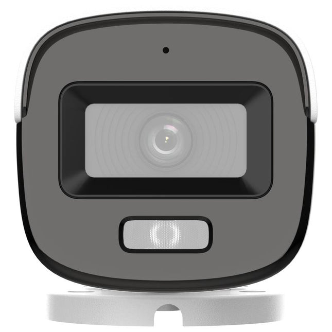 Kamera Hikvision DS-2CE10DF3T-FS 2MP ColorVu Audio Bullet Full HD 1080P me teknologji ColorVu 24/7, White Light deri në 20 metra, mikrofon të integruar, True WDR 130dB, IP67, kamerë sigurie profesionale për shtëpi, biznese, magazina, parkingje dhe ambiente të jashtme në Shqipëri | AlbaStore