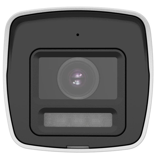 Kamera Hikvision DS-2CE10UF3T-LS 4K Smart Hybrid Light Mini Bullet me rezolucion Ultra HD 4K, IR Night Vision deri në 30 metra, White Light 20 metra, mikrofon të integruar, True WDR 130dB, IP67, kamerë sigurie profesionale për shtëpi, biznese, magazina dhe ambiente të jashtme në Shqipëri | AlbaStore