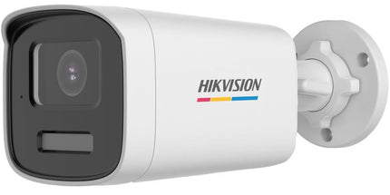 Kamera Hikvision DS-2CE12UF3T-LS 4K Smart Hybrid Light Bullet me rezolucion Ultra HD 4K, IR Night Vision deri në 40 metra, White Light deri në 40 metra, mikrofon të integruar, True WDR 130dB, IP67, kamerë sigurie profesionale për shtëpi, biznese, magazina dhe ambiente të jashtme në Shqipëri | AlbaStore 