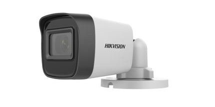 Kamera Hikvision DS-2CE16H0T-ITPF(C) 5MP Mini Bullet me rezolucion 5MP 2560×1944, EXIR 2.0, IR Night Vision deri në 25 metra, Digital WDR, Smart IR, IP67, kamerë sigurie profesionale për shtëpi, biznese, magazina dhe ambiente të jashtme në Shqipëri | AlbaStore