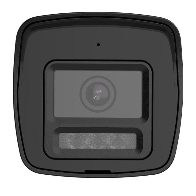 Kamera Hikvision DS-2CE16K0T-LTS 3K Two-Way Audio Mini Bullet me rezolucion 3K 2960×1665, Smart Hybrid Light, IR Night Vision deri në 30 metra, White Light deri në 20 metra, mikrofon dhe altoparlant të integruar, Two-Way Audio, IP67, kamerë sigurie profesionale për shtëpi, biznese dhe ambiente të jashtme në Shqipëri | AlbaStore