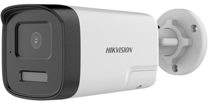Kamera Hikvision DS-2CE17K0T-LTS 3K Two-Way Audio Bullet me rezolucion 3K 2960×1665, Smart Hybrid Light, IR Night Vision deri në 40 metra, White Light deri në 40 metra, mikrofon dhe altoparlant të integruar, Two-Way Audio, Digital WDR, IP67, kamerë sigurie profesionale për shtëpi, biznese, magazina dhe ambiente të jashtme në Shqipëri | AlbaStore 