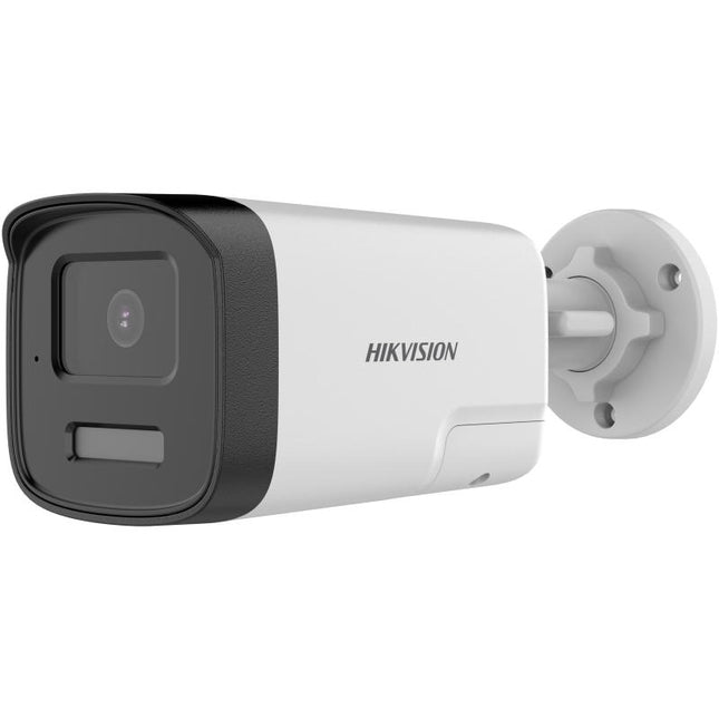Kamera Hikvision DS-2CE17K0T-LTS 3K Two-Way Audio Bullet me rezolucion 3K 2960×1665, Smart Hybrid Light, IR Night Vision deri në 40 metra, White Light deri në 40 metra, mikrofon dhe altoparlant të integruar, Two-Way Audio, Digital WDR, IP67, kamerë sigurie profesionale për shtëpi, biznese, magazina dhe ambiente të jashtme në Shqipëri | AlbaStore 