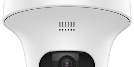 Kamera Hikvision DS-2CE70D0T-PTLTS 2MP PT Full HD me Two-Way Audio, Smart Hybrid Light, IR Night Vision deri në 25 metra, White Light 20 metra, mikrofon dhe altoparlant të integruar, kamerë sigurie profesionale për shtëpi, biznese dhe ambiente të jashtme në Shqipëri | AlbaStore 