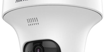 Kamera Hikvision DS-2CE70D0T-PTLTS 2MP PT Full HD me Two-Way Audio, Smart Hybrid Light, IR Night Vision deri në 25 metra, White Light 20 metra, mikrofon dhe altoparlant të integruar, kamerë sigurie profesionale për shtëpi, biznese dhe ambiente të jashtme në Shqipëri | AlbaStore 