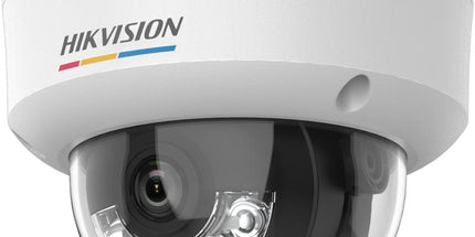 Kamera IP Hikvision DS-2CD1167G2H-LIU Dome 6MP ColorVu me Smart Hybrid Light, Human Vehicle Detection, IR dhe White Light 30m, F1.0, mikrofon të integruar, WDR 120dB, PoE, IP67 dhe IK08 në Shqipëri 