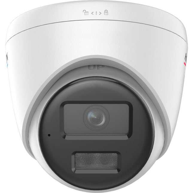 Kamera IP Hikvision DS-2CD1367G2H-LIU Turret 6MP ColorVu me Smart Hybrid Light, Human Vehicle Detection, IR dhe White Light 30m, F1.0, mikrofon të integruar, WDR 120dB, PoE dhe IP67 në Shqipëri