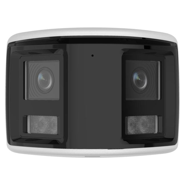 Kamera IP Hikvision DS-2CD1T67G2HP-LIUF 6MP ColorVu panoramike 180° me Smart Hybrid Light, Person Vehicle Detection, Two-Way Audio, alarm aktiv me dritë dhe zë, Micro SD 512GB, PoE dhe IP67 në Shqipëri