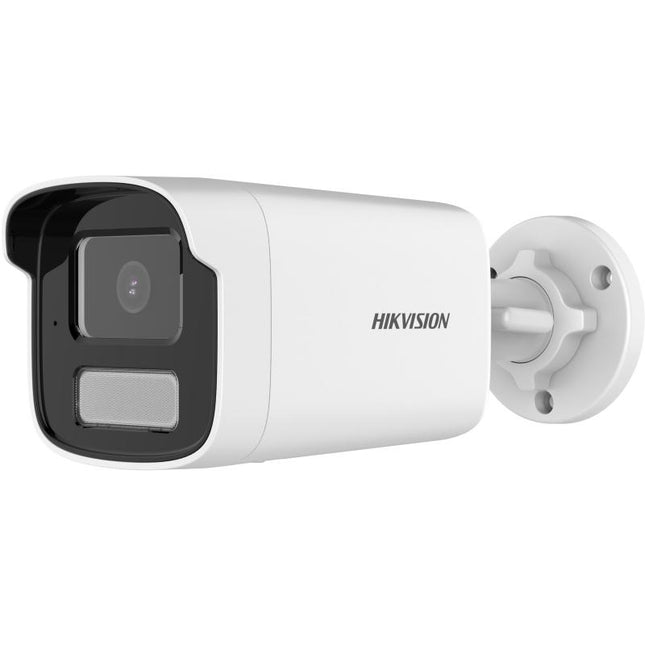 Kamera IP Hikvision DS-2CD1T83G2-LIUF 8MP 4K Bullet me Smart Hybrid Light, Human Vehicle Detection, IR dhe White Light 50m, mikrofon, WDR 120dB, Micro SD 512GB, PoE dhe IP67 për kamera sigurie në Shqipëri 
