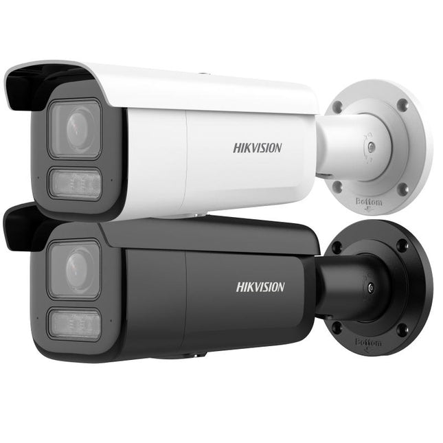 Kamera IP Hikvision DS-2CD2683G2-LIZS2U 8MP 4K AcuSense me lente motorike varifokale 2.8-12mm, Smart Hybrid Light IR dhe White Light 60m, Human Vehicle Detection, Dual Microphone, WDR 120dB, Micro SD 512GB, PoE, IP67 dhe IK10 në Shqipëri 