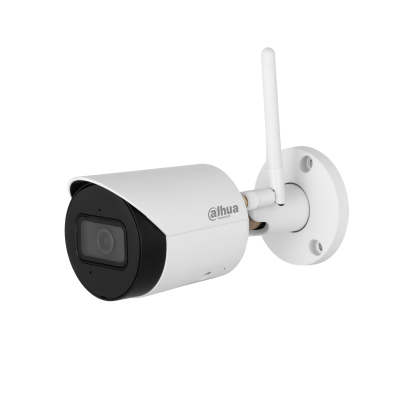 Kamera WiFi Dahua DH-IPC-HFW1430DS-SAW 4MP Bullet me mikrofon të integruar, IR 30m, WiFi 2.4GHz deri 80m, Micro SD 256GB, DMSS dhe IP67 në Shqipëri