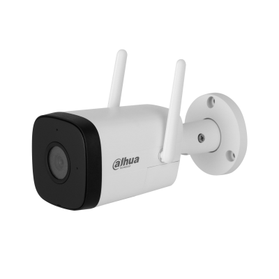 Kamera WiFi Dahua DH-IPC-HFW1430DT-STW 4MP Bullet me Dual Antenna WiFi deri 150m, Two-Way Audio, mikrofon, altoparlant, IR 30m, Micro SD 256GB dhe IP67 në Shqipëri 