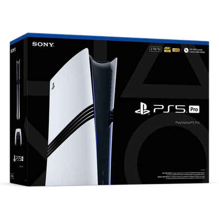 Konsolë Lojërash 2TB Sony PlayStation 5 Pro PS5 Pro me gaming 4K deri 120fps, Advanced Ray Tracing, PSSR, HDR, SSD 2TB dhe kontrollues DualSense.     Console PlayStation®5 Pro - 2 T…