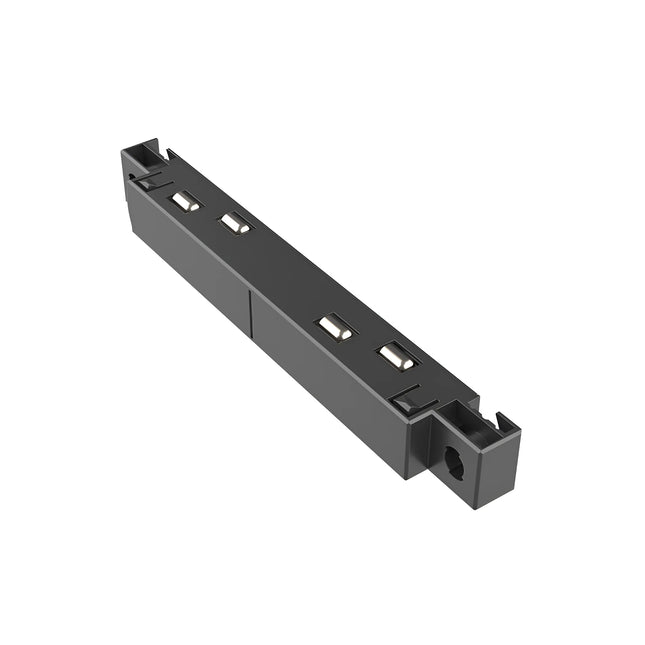 Lidhës drejtë për shinë magnetike 48V Braytron BY41-90011, konektor për bashkimin e shinave magnetike Track Lighting, ngjyrë e zezë, IP20 – Braytron Shqipëri
