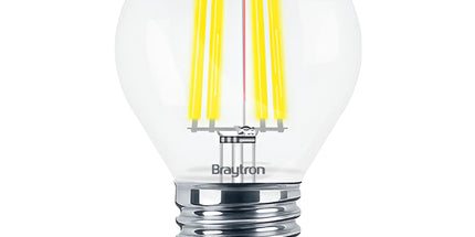 Llambë LED Filament Braytron BA37-00420 G45 E27 4W, 3000K dritë e ngrohtë, 470 lumen, ekuivalente 40W – llampa LED Braytron Shqipëri