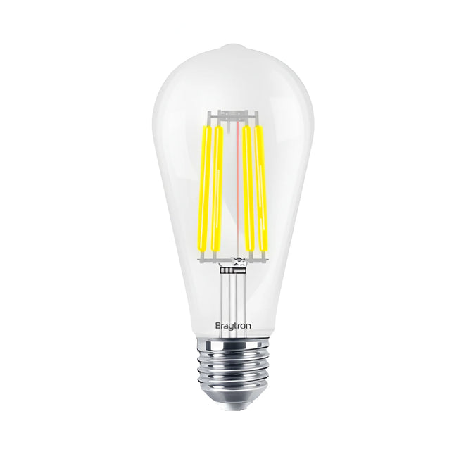 Llambë LED Filament vintage Braytron BA46-00720 ST64 E27 7W, 3000K dritë e ngrohtë, 806 lumen, dekorative – llampa LED Braytron Shqipëri