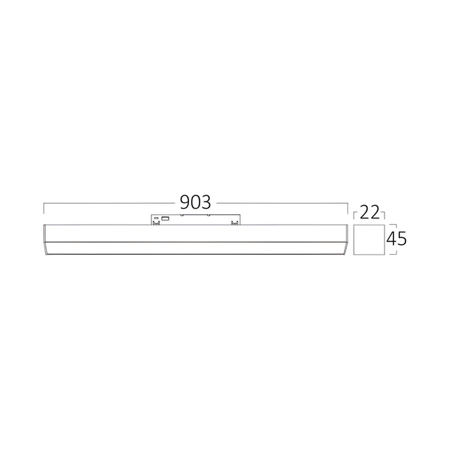 Llambë LED lineare për shinë magnetike Braytron BD60-00981, 30W 48V 3IN1, 1800 lumen, CRI ≥95, kënd ndriçimi 120°, e zezë – ndriçim magnetik Braytron Shqipëri