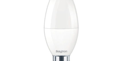 Llambë LED qiri Braytron BA09-00513 C37 E14 5W, 6500K dritë e ftohtë, 470 lumen, ekuivalente 40W – llampa LED Braytron Shqipëri