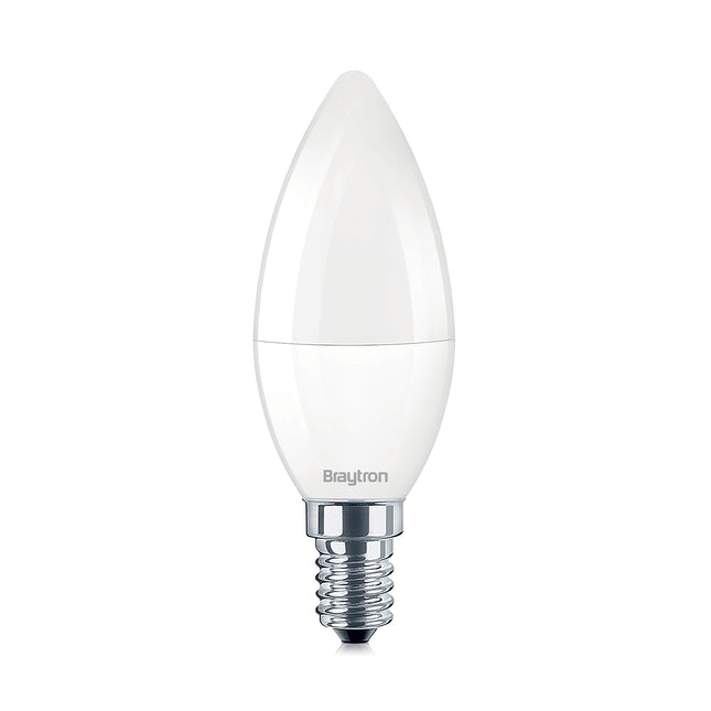 Llambë LED qiri Braytron BA09-00513 C37 E14 5W, 6500K dritë e ftohtë, 470 lumen, ekuivalente 40W – llampa LED Braytron Shqipëri