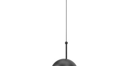 Llambë varëse LED për shinë magnetike Braytron BD62-00401, 7W 48V, dritë e ngrohtë 3000K, 610 lumen, CRI ≥90, dizajn sferik i zi – Braytron Shqipëri