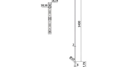 Llambë varëse LED për shinë magnetike Braytron BD62-00401, 7W 48V, dritë e ngrohtë 3000K, 610 lumen, CRI ≥90, dizajn sferik i zi – Braytron Shqipëri