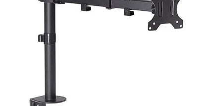 Mbajtëse Tavoline Monitori 13-30 Inch 8kg Z011 me VESA 75x75/100x100mm, rrotullim 360°, kënd 45° dhe montim C-Clamp.     Monitor Desk Mount Stand Single…