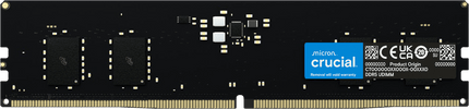 Memorie RAM 16GB DDR5 5600MHz Crucial CT16G56C46U5 për kompjuter desktop, UDIMM, CL46, 1.1V, XMP 3 dhe EXPO.     Crucial 16GB DDR5-5600 UDIMM _ …