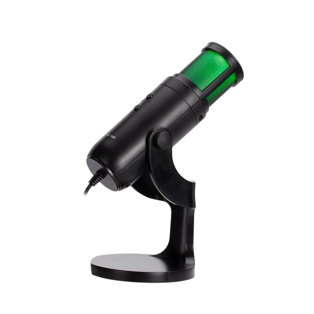 Mikrofon Xtrike Me XMC-03 USB RGB me kapje omnidireksionale dhe dizajn rrotullues për gaming dhe komunikim online.