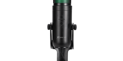 Mikrofon Xtrike Me XMC-03 USB RGB me kapje omnidireksionale dhe dizajn rrotullues për gaming dhe komunikim online.