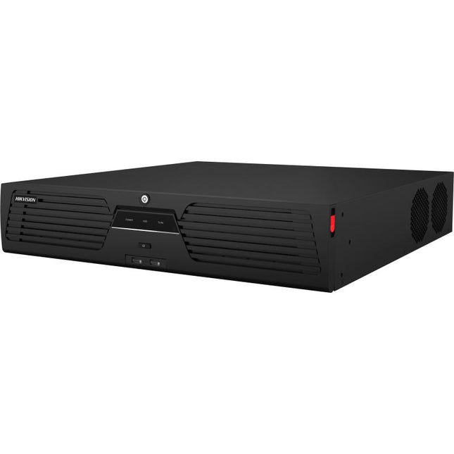 NVR Hikvision DS-96128NI-M8 128 kanale 8K për kamera IP deri 32MP, 400Mbps, 8 SATA për HDD, RAID 0 1 5 6 10, ANPR, People Counting, Fisheye dhe Hik-Connect për sisteme kamera sigurie në Shqipëri 