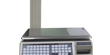 Peshore Elektronike me Printer Barkodi 6/15/30kg TM-F për market, me 16 formate etiketash, software menaxhimi, USB, Serial, LAN dhe WiFi opsional.     (TM-F) Barcode Printing Scale