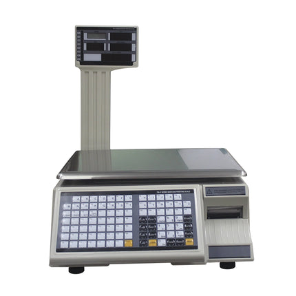 Peshore Elektronike me Printer Barkodi 6/15/30kg TM-F për market, me 16 formate etiketash, software menaxhimi, USB, Serial, LAN dhe WiFi opsional.     (TM-F) Barcode Printing Scale