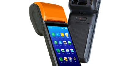 Printer Faturash portativ Q6 me printer termik të integruar, Android 11, NFC, WiFi, Bluetooth, procesor 4-Core, 2GB RAM, 32GB memorie dhe bateri 3200mAh, ideal për markete, restorante, farmaci, korrierë dhe biznese në Shqipëri.