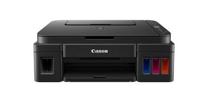 Printer multifunksional Canon PIXMA G3410 me WiFi, sistem MegaTank me bojë të rimbushshme, printim, skanim dhe fotokopje, rezolucion deri në 4800×1200 dpi, ideal për shtëpi, zyra, shkolla dhe biznese në Shqipëri.