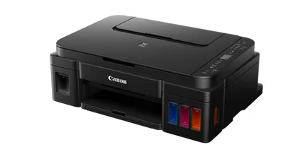 Printer multifunksional Canon PIXMA G3410 me WiFi, sistem MegaTank me bojë të rimbushshme, printim, skanim dhe fotokopje, rezolucion deri në 4800×1200 dpi, ideal për shtëpi, zyra, shkolla dhe biznese në Shqipëri.