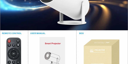 Projektor multimedia HY-300 Ultra HD me ndriçim të lartë dhe portat HDMI/USB, i përshtatshëm për filma dhe prezantime në Shqipëri.