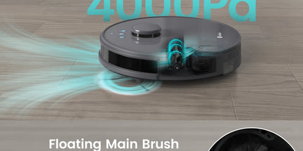 Robot fshesë Lefant M1 me navigim inteligjent dhe aspirim të fuqishëm për pastrim automatik të dyshemeve dhe qilimave në shtëpi