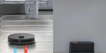 Robot fshesë Lefant M1 me navigim inteligjent dhe aspirim të fuqishëm për pastrim automatik të dyshemeve dhe qilimave në shtëpi