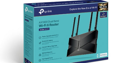 Router WiFi 6 Dual Band AX1800 TP-Link Archer AX23 me shpejtësi deri 1.8Gbps, OFDMA, Beamforming, EasyMesh, IPTV dhe TP-Link Tether App.     Archer AX23 _ AX1800 Dual-Band …