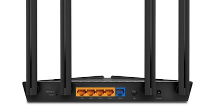 Router WiFi 6 Dual Band AX1800 TP-Link Archer AX23 me shpejtësi deri 1.8Gbps, OFDMA, Beamforming, EasyMesh, IPTV dhe TP-Link Tether App.     Archer AX23 _ AX1800 Dual-Band …